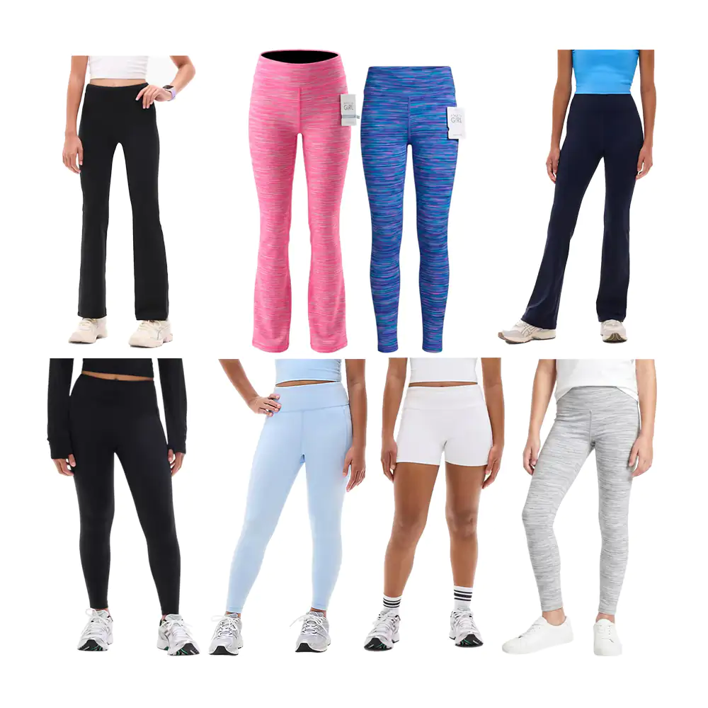 Leggins deportivo para niña y dama, variedad de tallas, modelos y col…