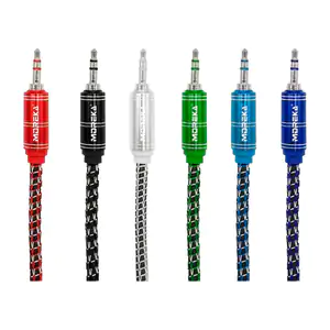 Cable auxiliar jack 3.5 moreka de 1500mm y diseño reptil, cabe reforz…