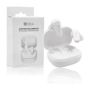 Audífonos inalámbricos con almohadillas de silicona + estuche de carg…