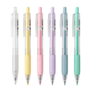 Paquete de 6 plumas con pegamento líquido de colores / b2440