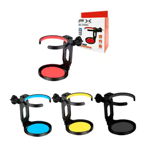 1pza Soporte plegable, bicolor, con gancho para rejilla de coche, var…