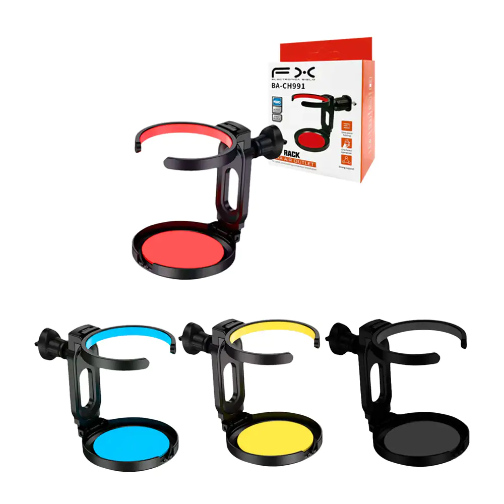 1pza Soporte plegable, bicolor, con gancho para rejilla de coche, var…