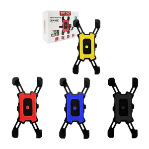 Soporte universal fx de plástico ajustable a manubrio de bicicleta, v…