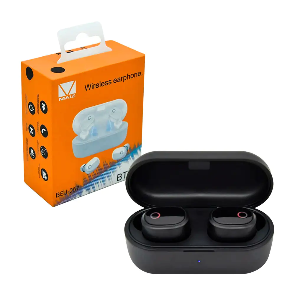 Audífonos manos libres bluetooth maiz con sensor táctil y estuche de …