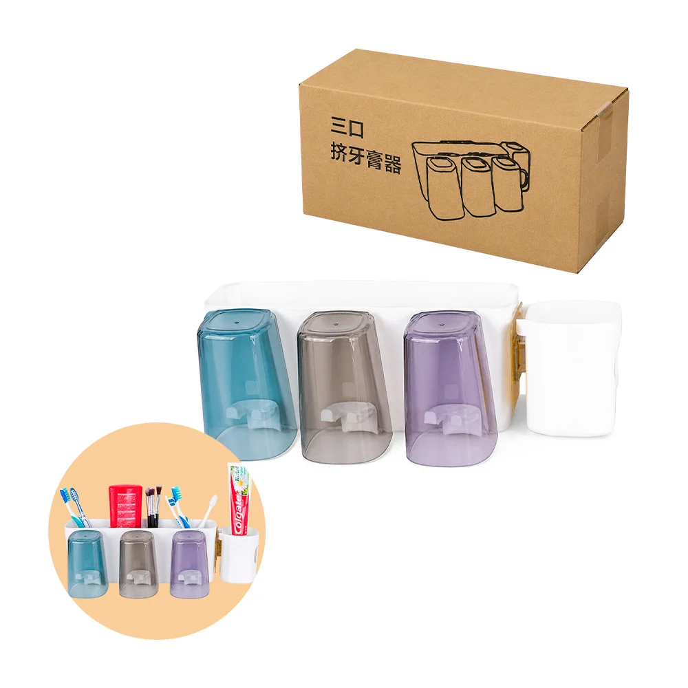 Organizador para cepillos y dispensador para pasta dental bis-042