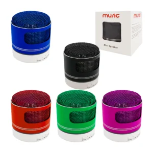 Mini bocina cilíndrica bluetooth con puerto usb-tf, variedad de color…