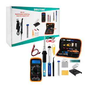 Kit bisutime con multímetro y 17 herramientas para soldar / bs-01