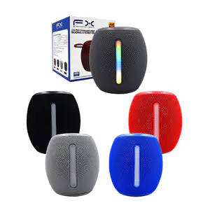 Bocina bluetooth cilíndrica de 8w, botones superiores, asa + luz rgb,…
