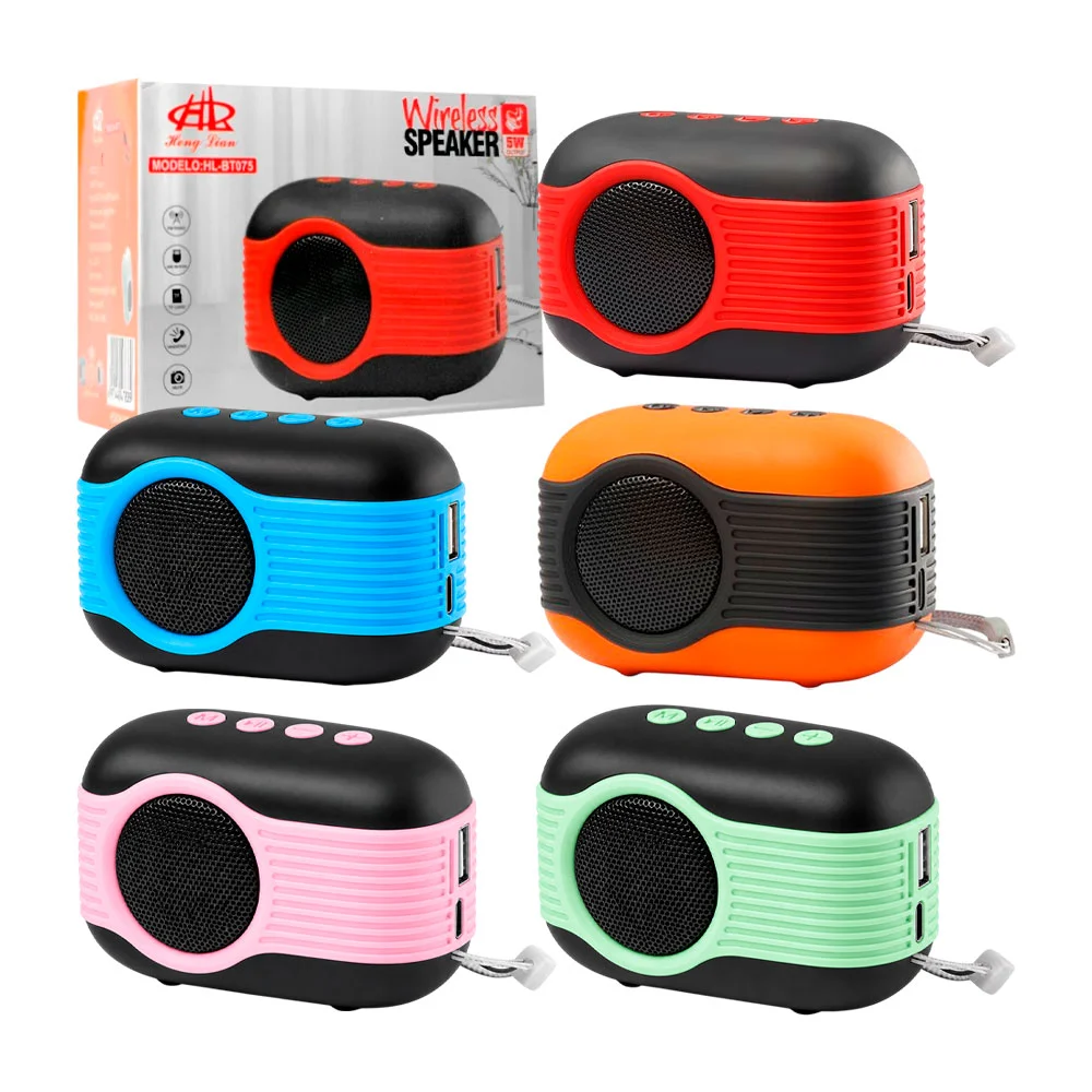 Bocina bluetooth recargable chica con diseño en forma de cámara + ent…