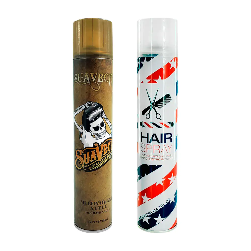 Spray para el cabello con alta fijación, 420ml / c-6 / hair spray