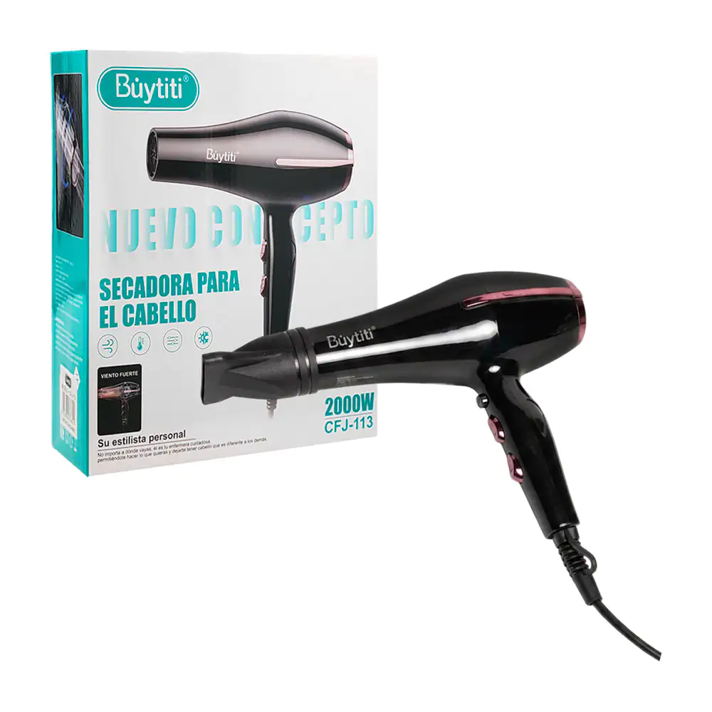 Secadora para cabello de alta potencia, temperatura constante, 2000w …