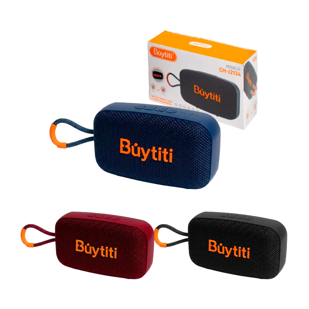 Bocina power bank buytiti de 4000mah y doble salida de carga + asa, v…