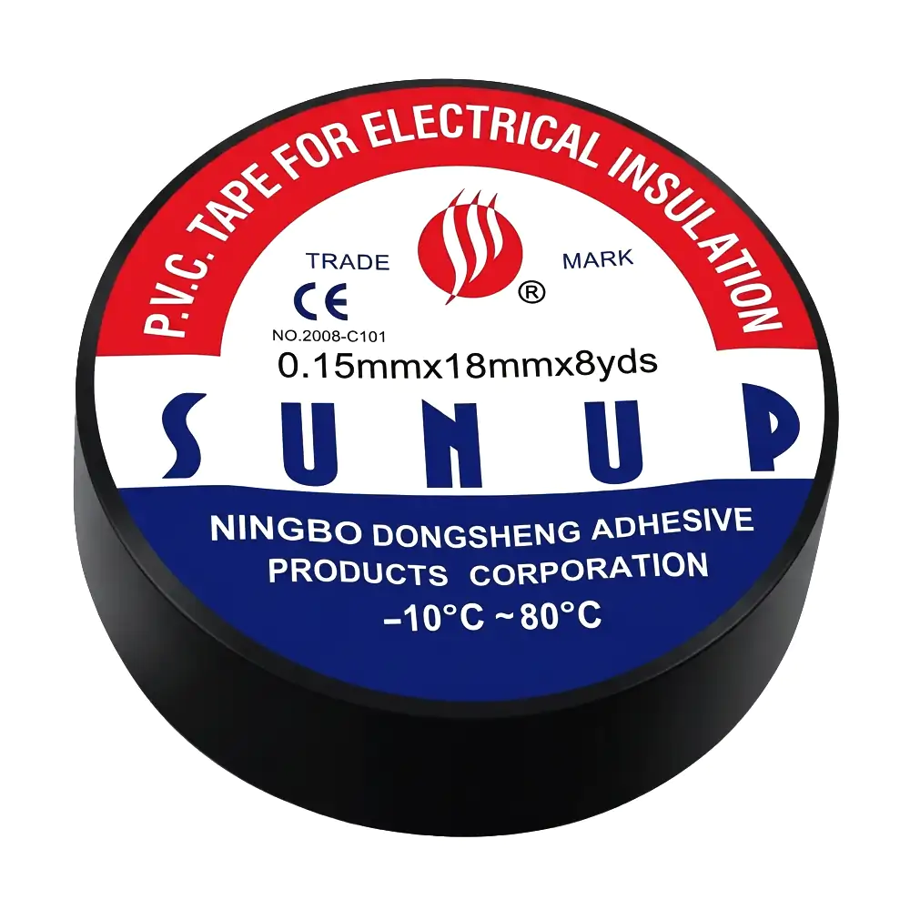 1pza Cinta negra sunup aislante 0.15mm x 18mm x 8yds / hl-ci6609