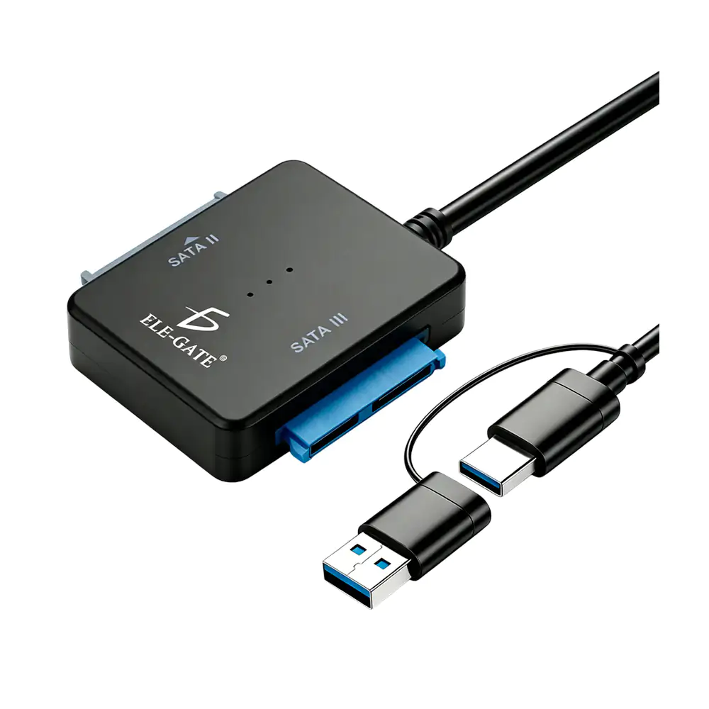 Cable adaptador para disco duro de doble conexión hdd / ssd con doble…