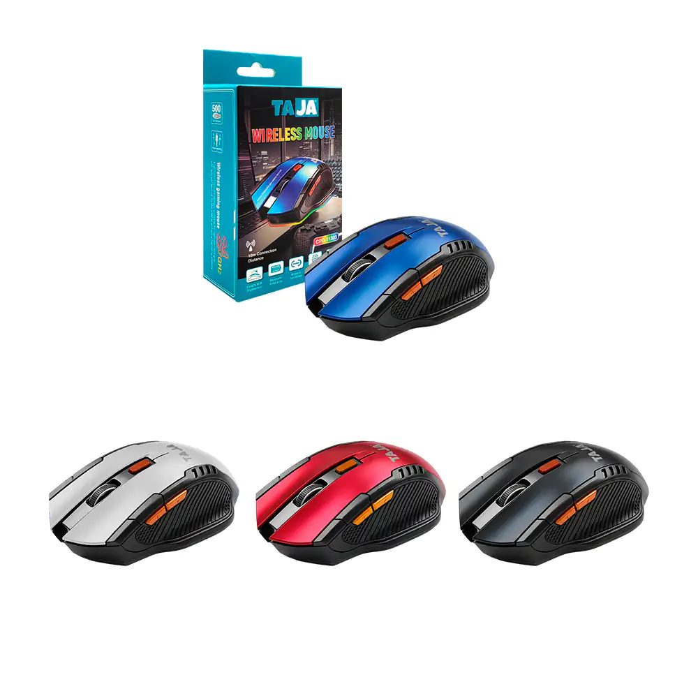 Mouse inalámbrico, diseño compacto de largo alcance + rgb, variedad d…