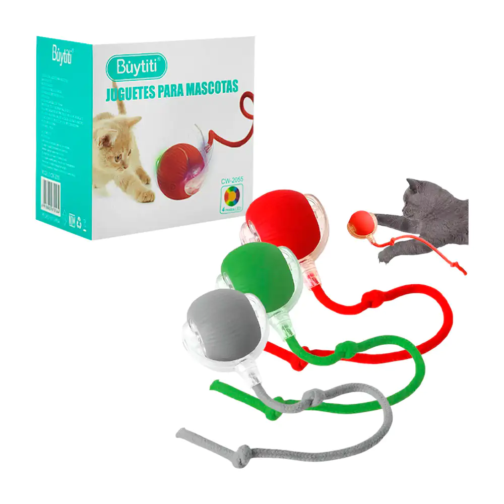 Juguete interactivo automático buytiti para gato en forma de pelota +…