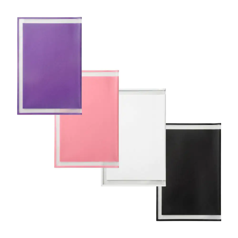 Paquete con 20 pliegos de papel coreano liso con franja transparente,…