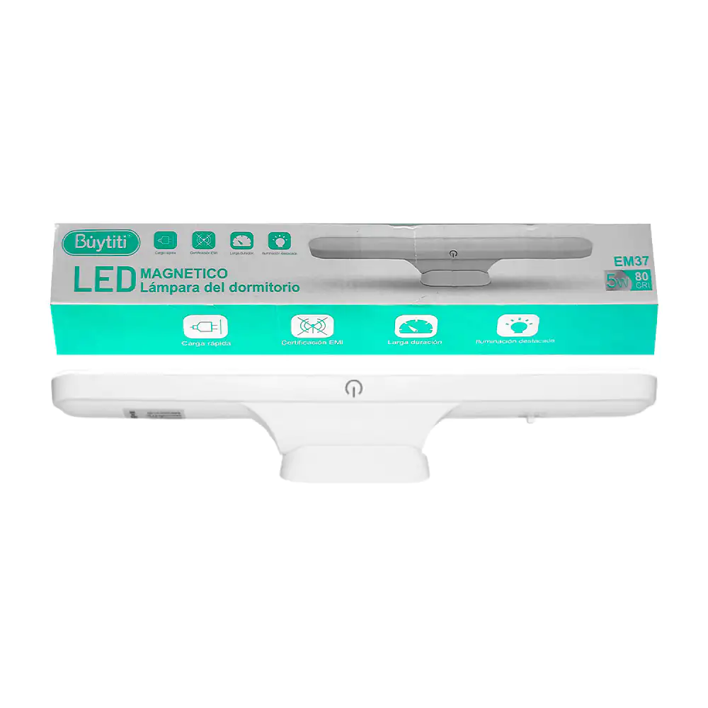 1pza Lámpara led de tipo regleta, magnética, recargable, con base mon…