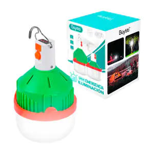 Foco de 25w plegable para emergencia buytiti, recargable con 3 modos …