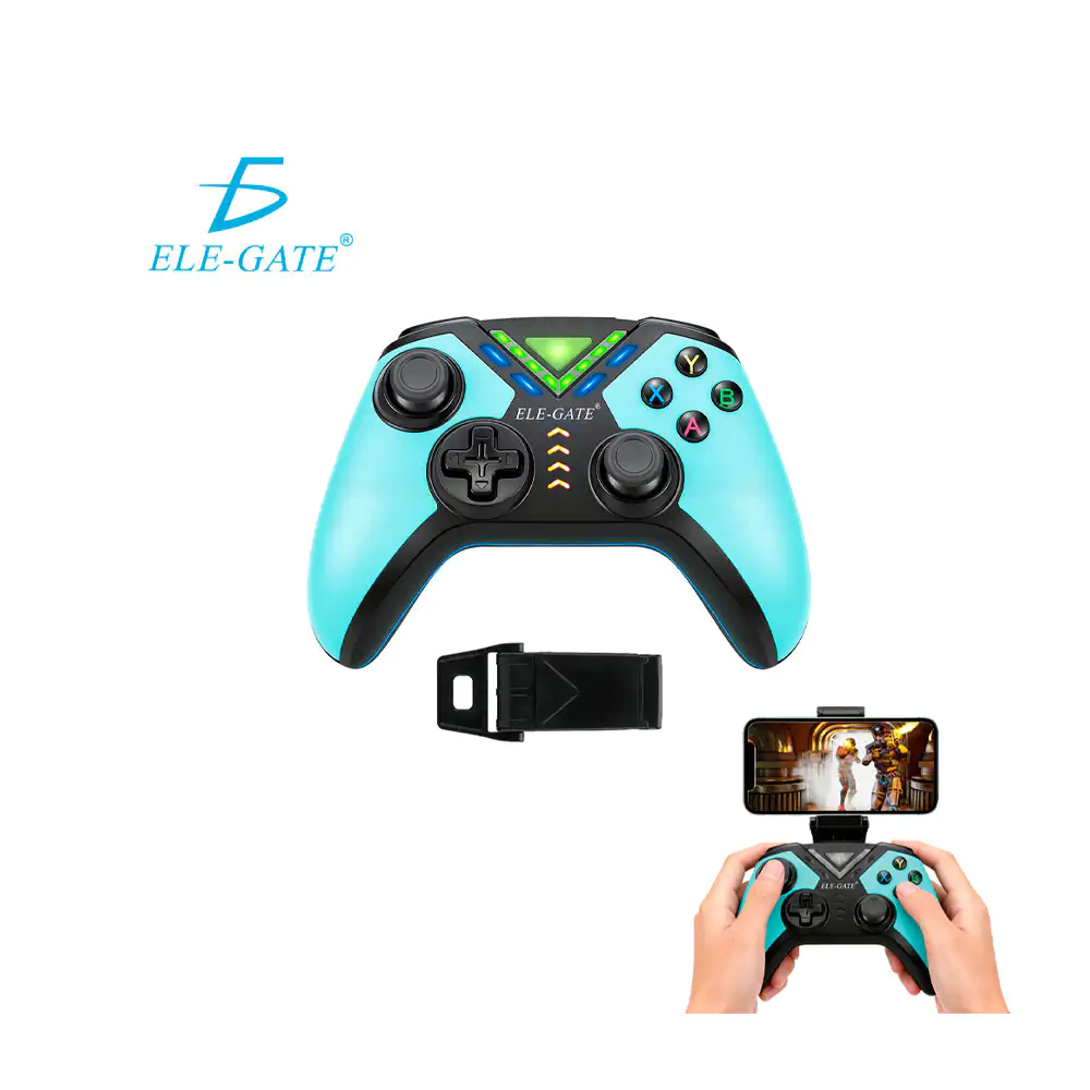 Control inalámbrico bluetooth para videojuegos compatible con consolas