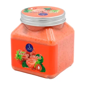 Exfoliante corporal axiu, aroma a fresa, limpiador e hidratante, 350ml