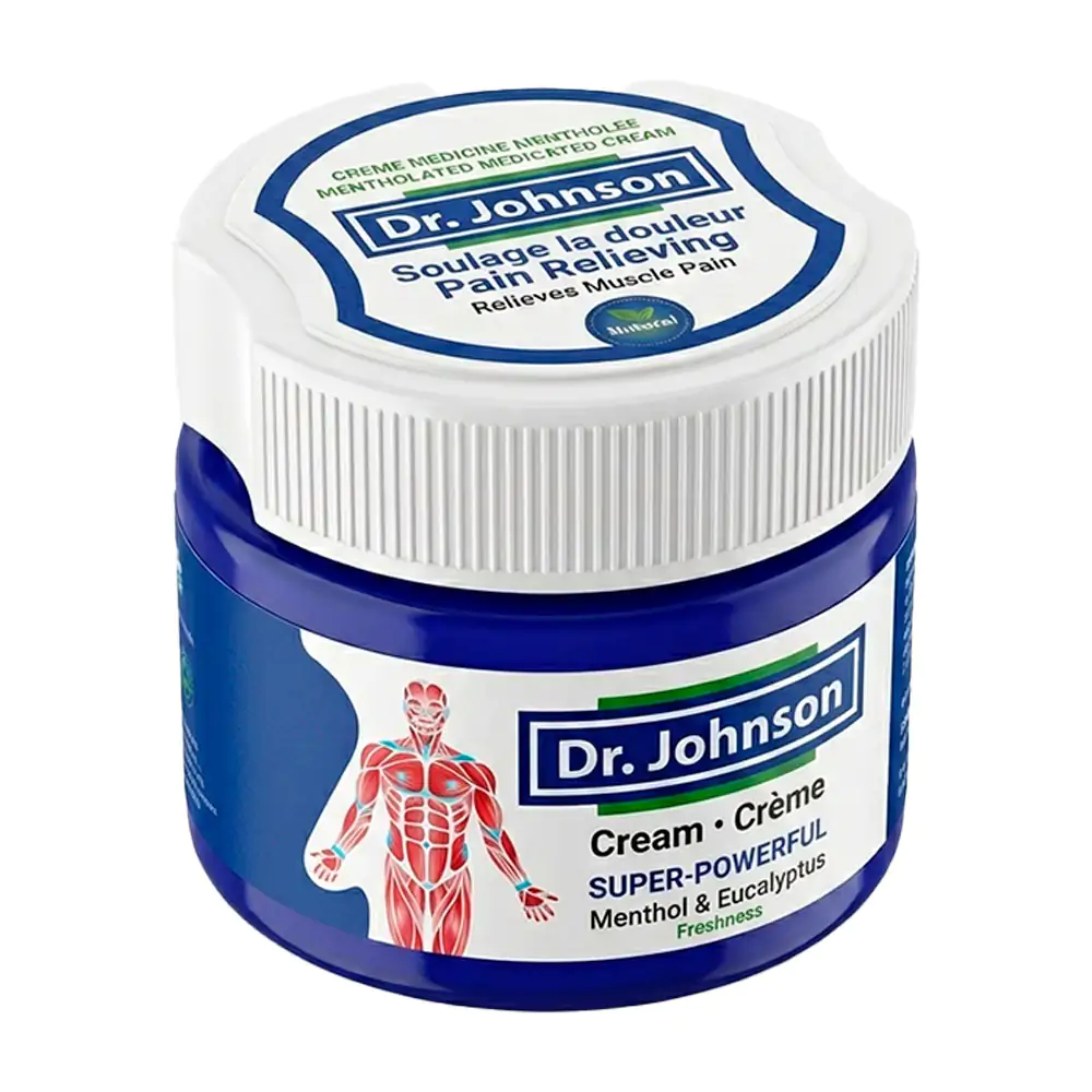 Crema dr johnson para aliviar dolor muscular con extracto de menta y …