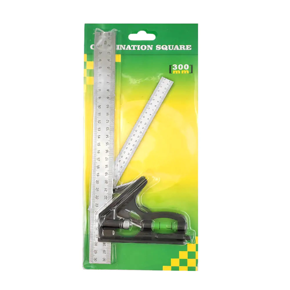 Escuadra de combinación en acero inoxidable con niveladora + regla de…