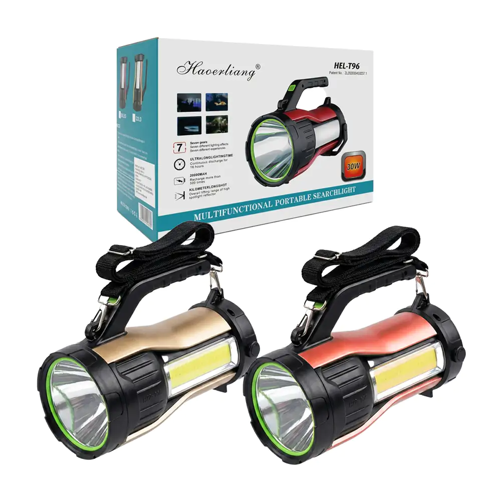 Lámpara tipo linterna de 30w recargable con 7 modos de iluminación y …