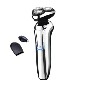 Máquina rasuradora 3 en 1 recargable con cabezales intercambiables