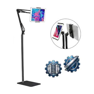 Soporte tipo pedestal para celular o tablet, ajustable / hold.105