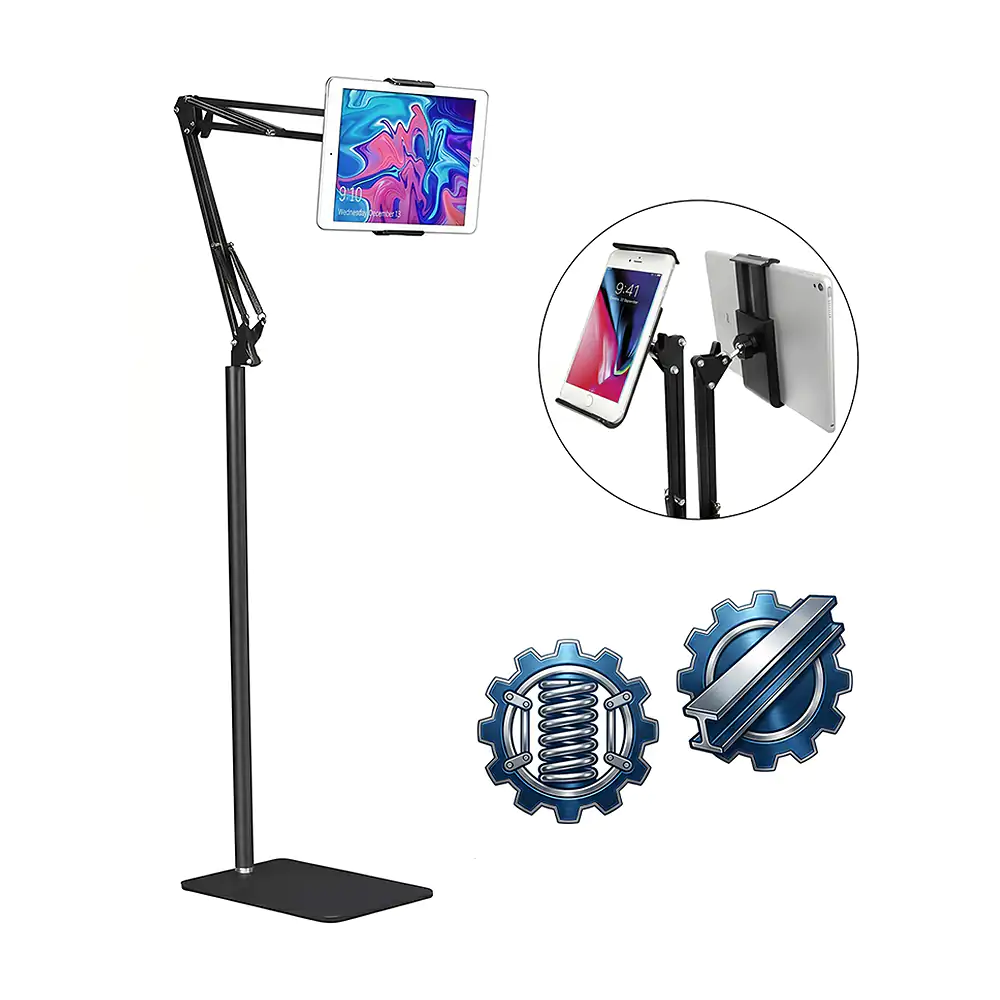 Soporte tipo pedestal para celular o tablet, ajustable / hold.105