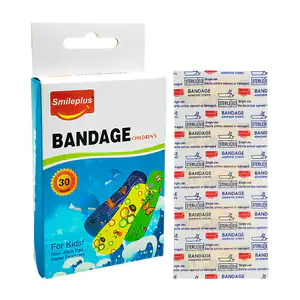 Paquete smileplus con 30 curitas - banditas adhesivas con estampado i…
