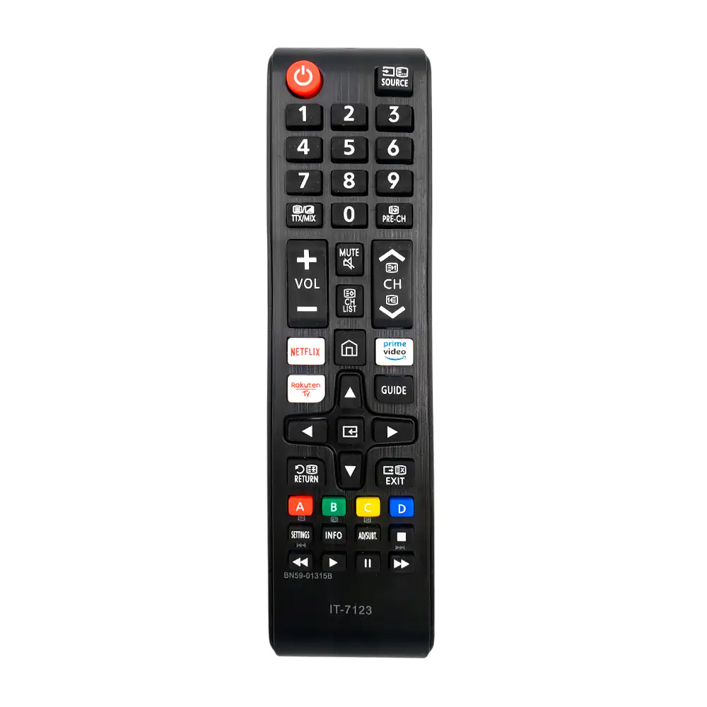 Control remoto universal con diseño cómodo para televisión / it-7123