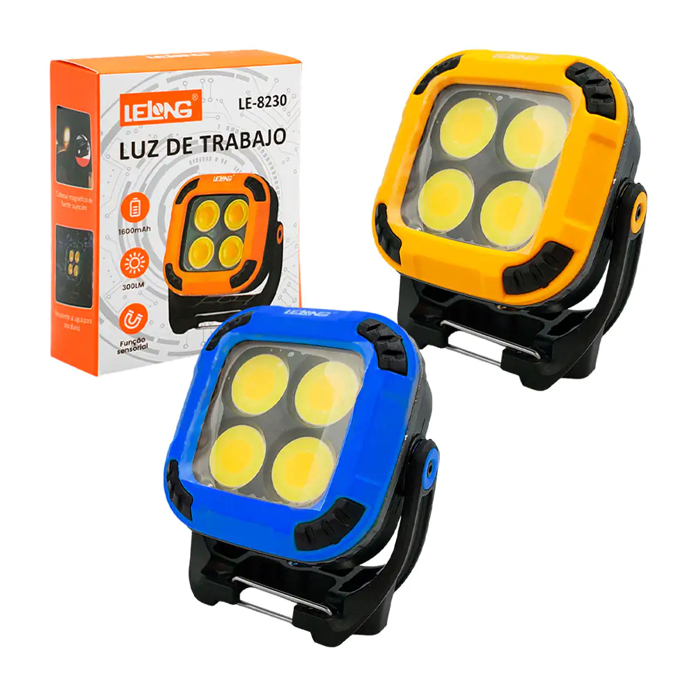 Mini lámpara tipo reflector led de 300 lumen con iluminación ajustabl…