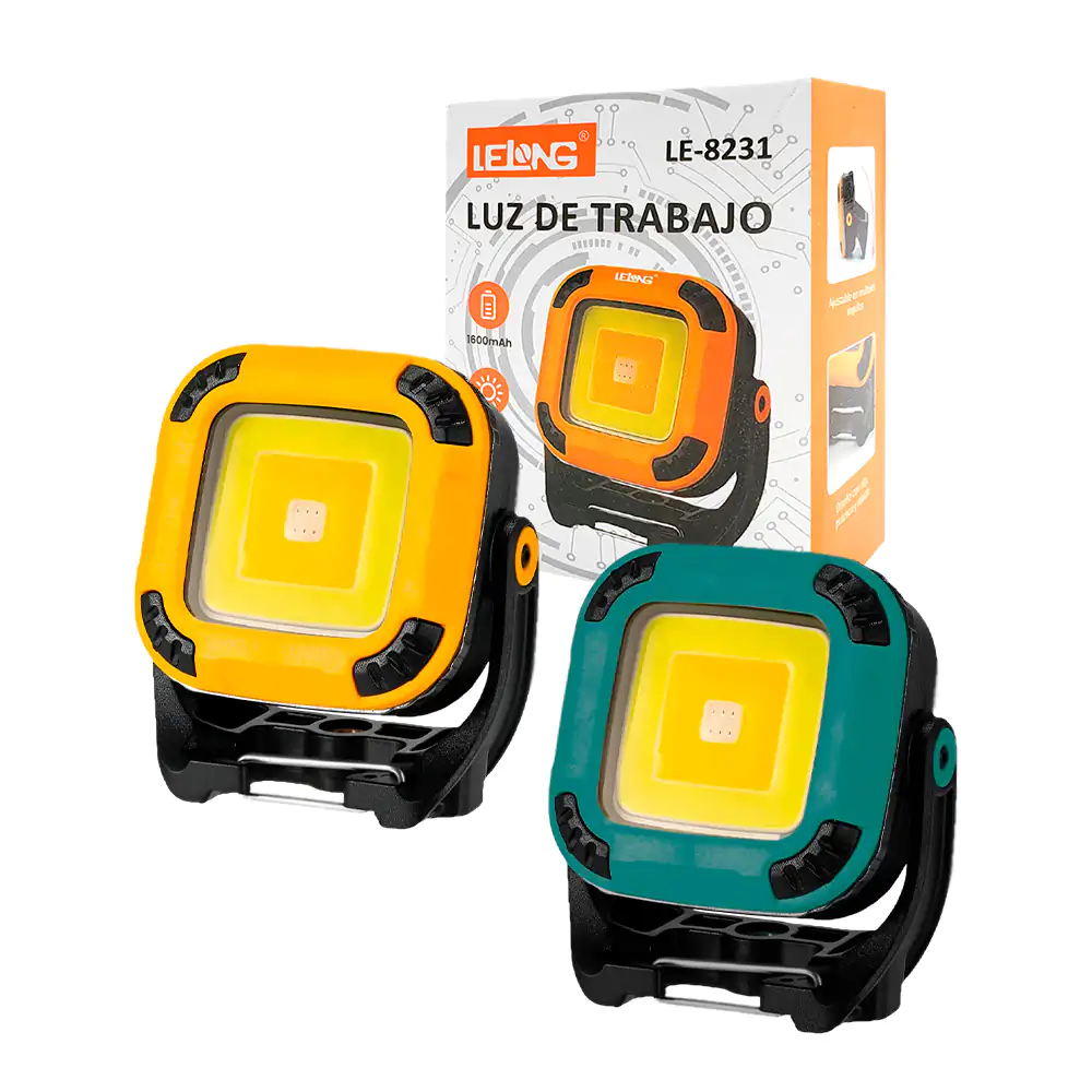 Mini lámpara tipo reflector led de 490 lumen con iluminación ajustabl…