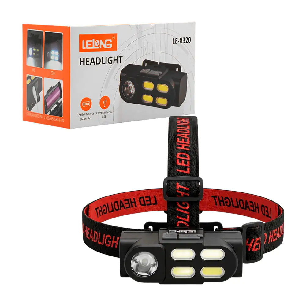Lámpara tipo minero, ajustable con 5 leds de alta potencia, recargabl…