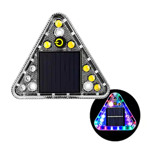 Luz de advertencia / seguridad multicolor en forma de triángulo para …