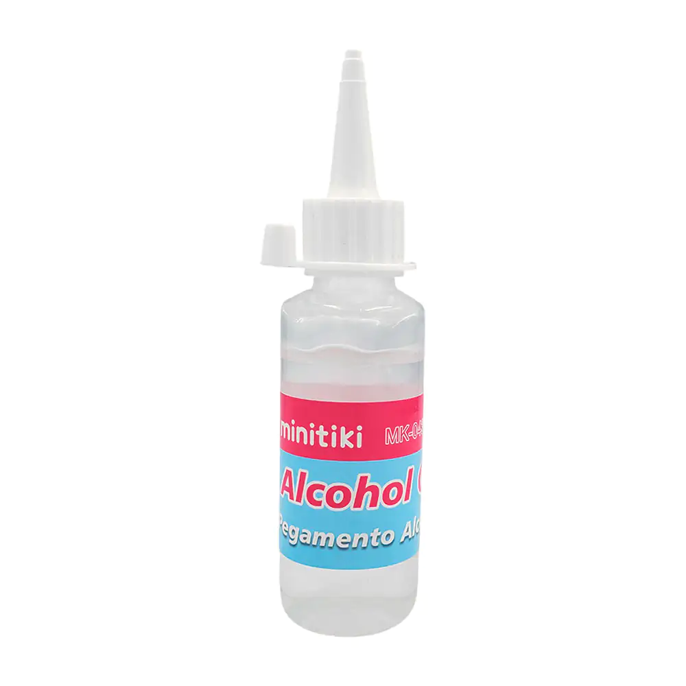 1pz mini bote de silicón frío - pegamento alcohólico, 60ml / mk-04324