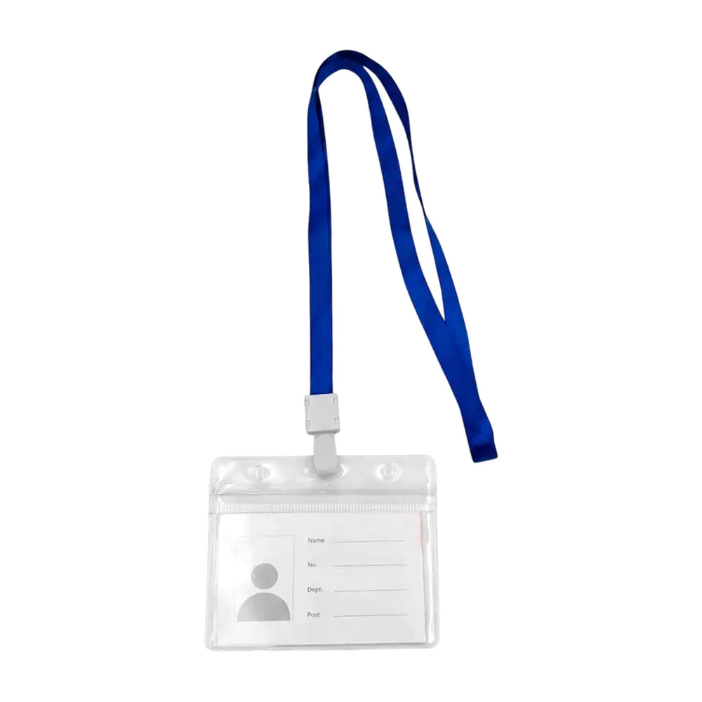 1pz porta credencial de cierre hermético, plástico resistente, diseño…
