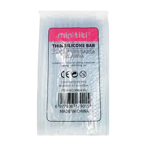 Bolsa de un kilo con 97pcs de barras de silicón, 0.7cm x 25cm cada un…