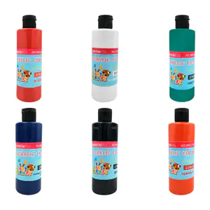 1pz bote de pintura acrilica, 250ml, variedad de tonos / mk121019
