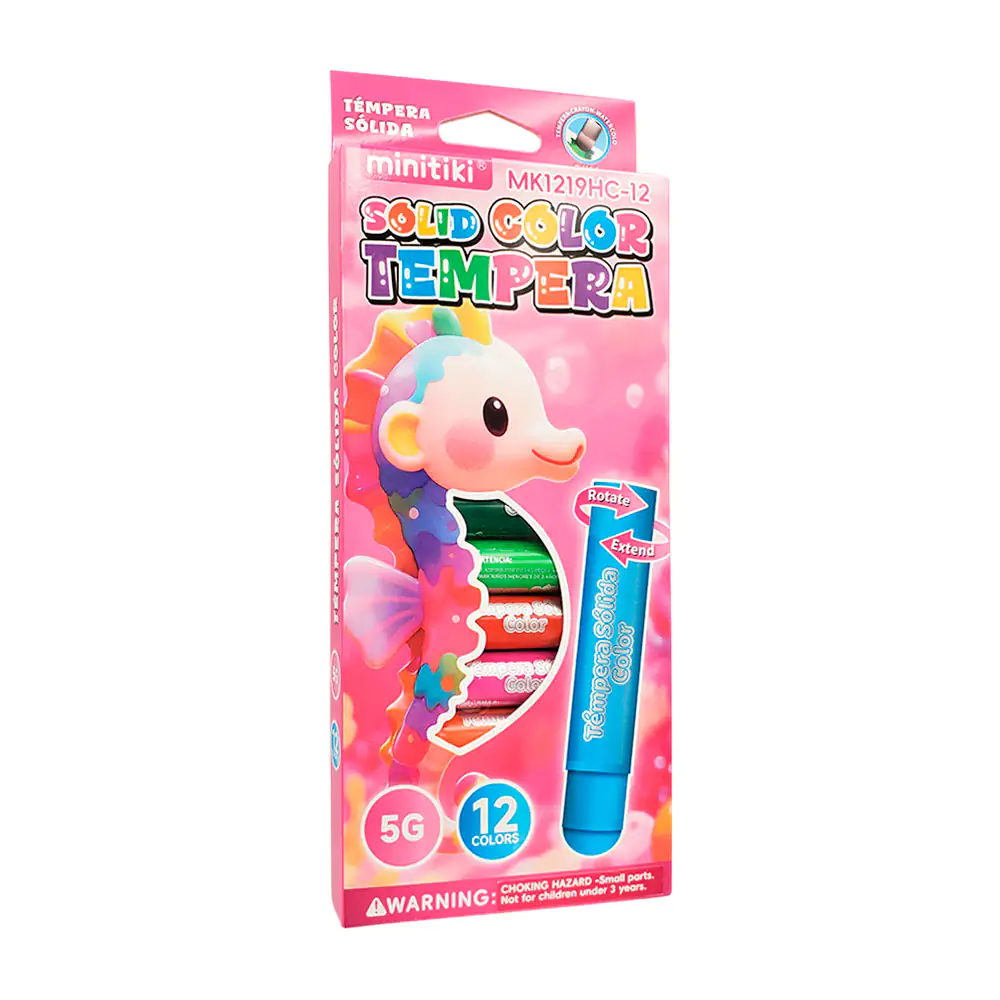 Paquete con 12 temperas en colores sólidos, 5g cada uno, variedad de …