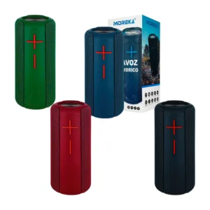 Bocina cilíndrica bluetooth moreka a prueba de agua, variedad de colo…
