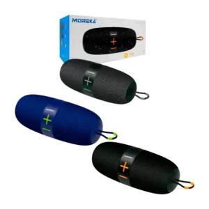 Bocina cilíndrica moreka, grande con entrada usb, tipo c, micro sd, a…