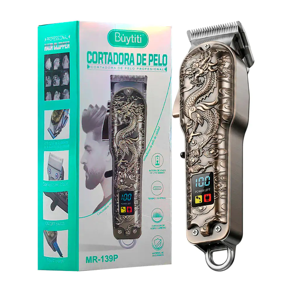 Máquina rasuradora buytiti para cortar cabello con diseño de dragón e…