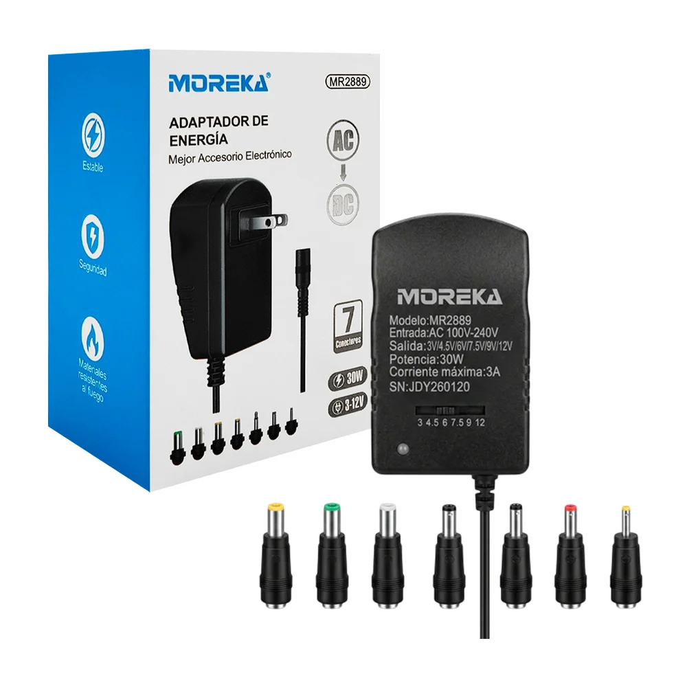 Cargador universal con 7 puntas intercambiables / mr2889