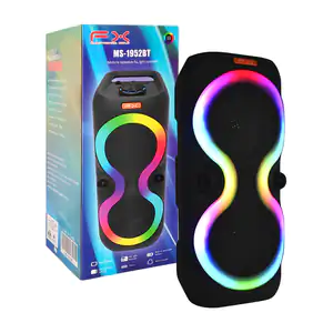 Bocina altavoz bluetooth portátil fx de 6.5x2 pulgadas en forma cilín…