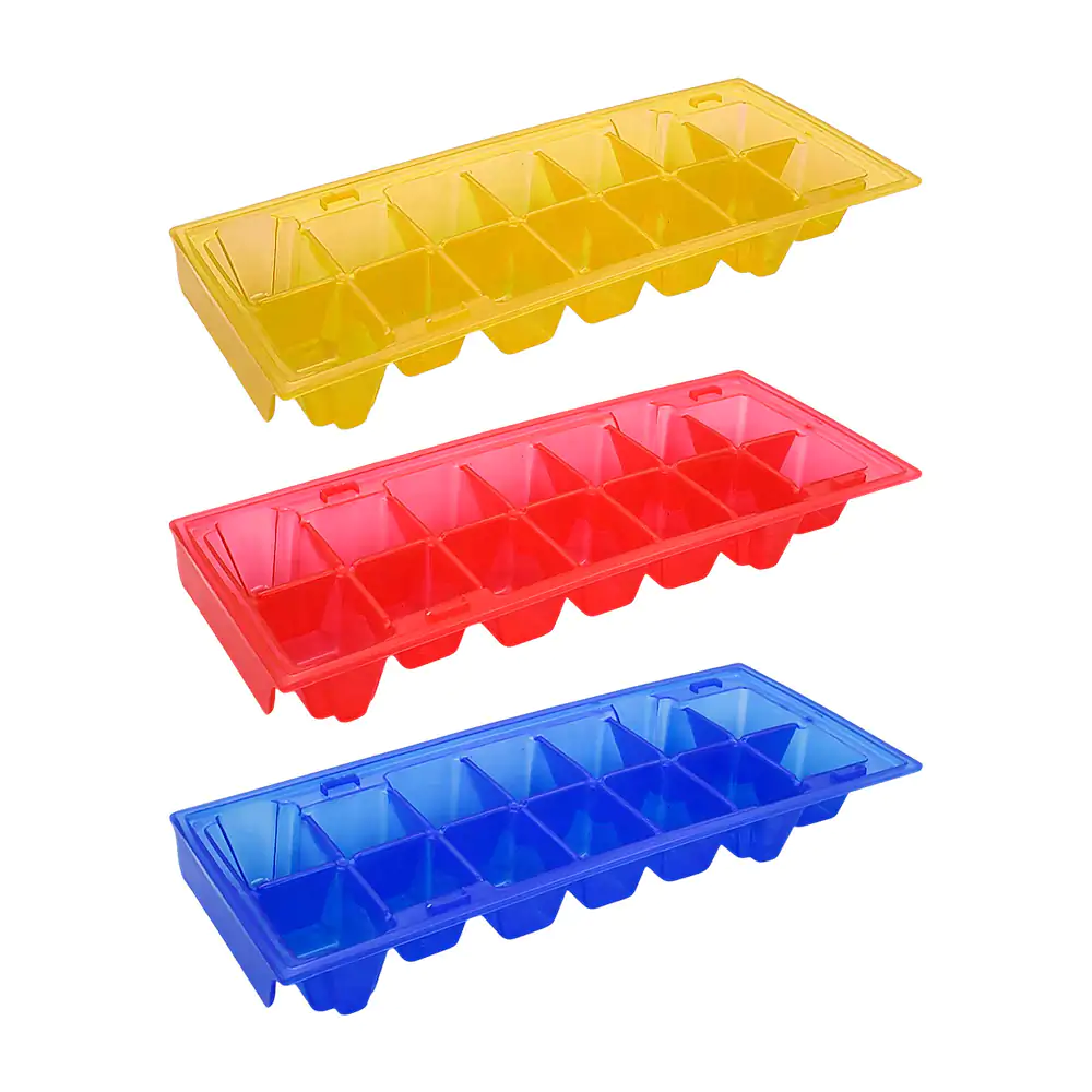 Molde de plástico translucido de 26x11.5cm para hacer hielo de distin…