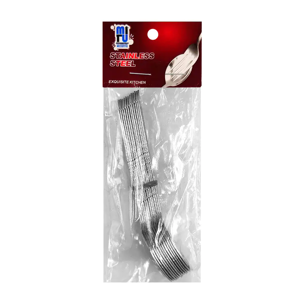 Paquete con 12 mini cucharas azucareras de acero inoxidable / stainle…