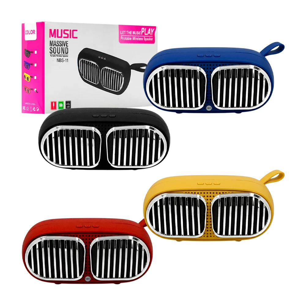 Bocina bluetooth con puerto usb-tf, variedad de colores / massive sou…